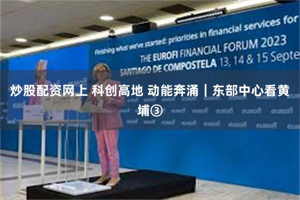 炒股配资网上 科创高地 动能奔涌｜东部中心看黄埔③