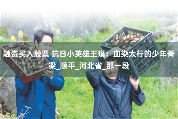 融资买入股票 抗日小英雄王璞：血染太行的少年脊梁_顺平_河北省_那一段