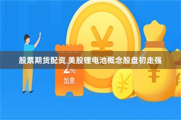 股票期货配资 美股锂电池概念股盘初走强